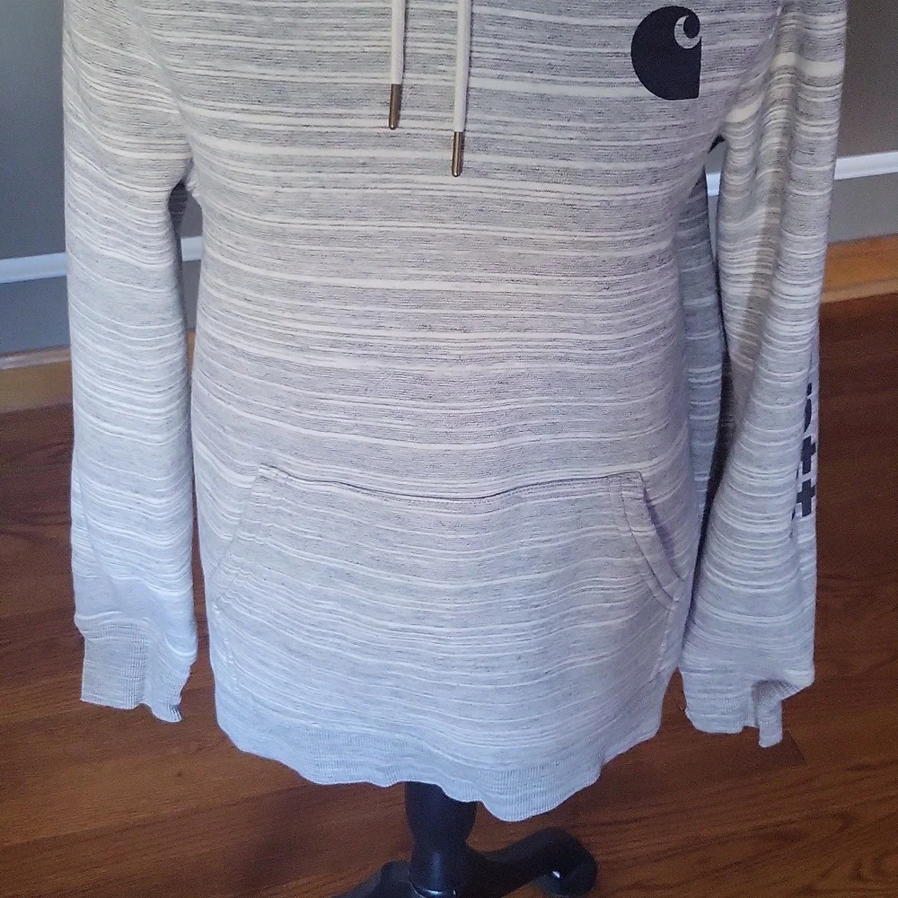 CARHARTT Women's Clarksburg Hoodie Size Medium Shadow Space Dye - Picture 3 of 7
